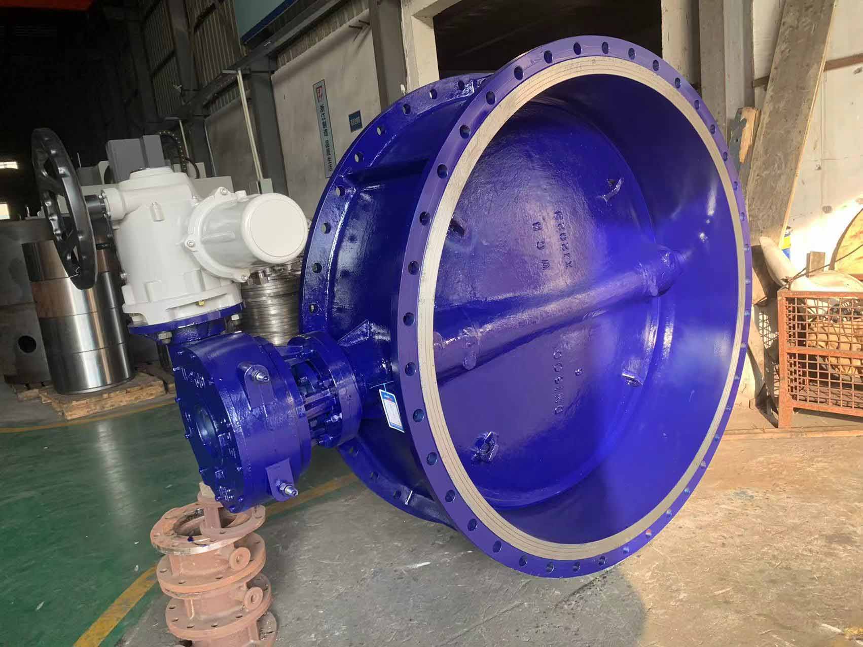 Затвор дисковый поворотный фланцевый с электроприводом