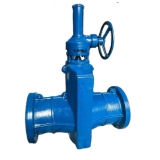 pinch valve with gear