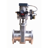 pinch valve with pneumatic actuator